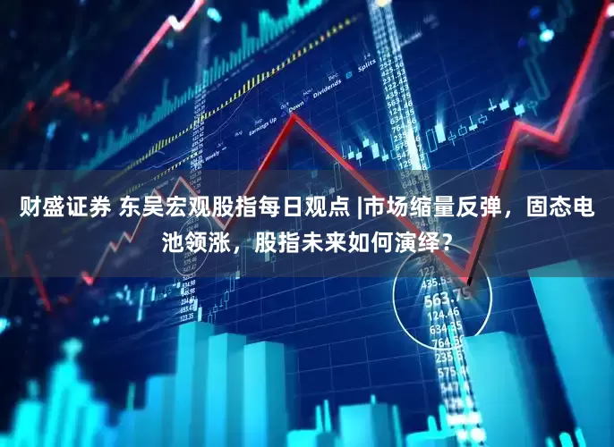 财盛证券 东吴宏观股指每日观点 |市场缩量反弹，固态电池领涨，股指未来如何演绎？