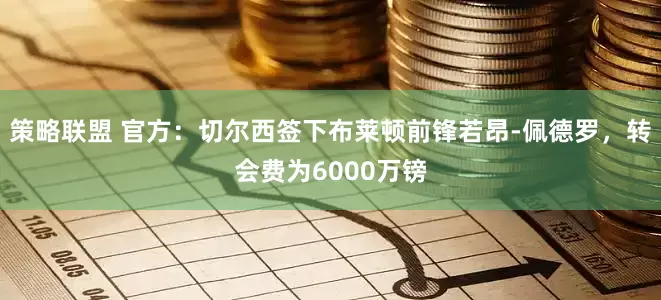 策略联盟 官方：切尔西签下布莱顿前锋若昂-佩德罗，转会费为6000万镑
