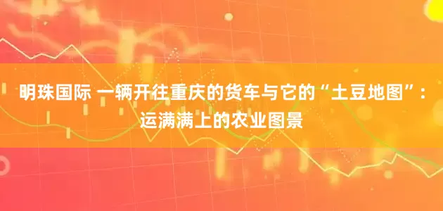 明珠国际 一辆开往重庆的货车与它的“土豆地图”：运满满上的农业图景