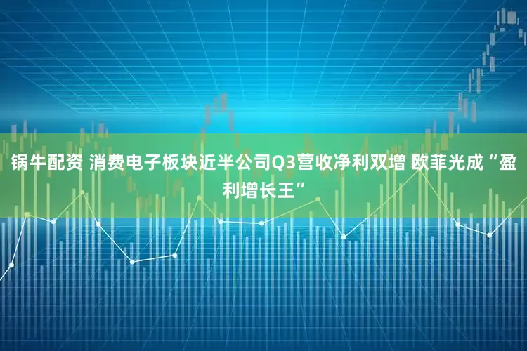 锅牛配资 消费电子板块近半公司Q3营收净利双增 欧菲光成“盈利增长王”